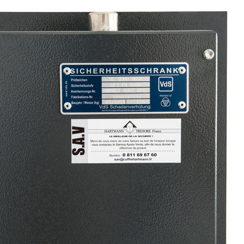 ARMOIRE COFFRE FORT 15 ARMES WT 1015 HARTMANN TRESORE 6 ARMOIRE COFFRE FORT 15 ARMES WT 1015 HARTMANN TRESORE – Image 6