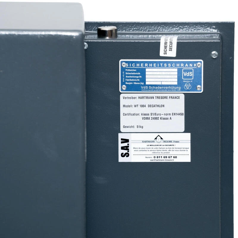 ARMOIRE COFFRE FORT 6 ARMES WT 1006 HARTMANN TRESORE 7 ARMOIRE COFFRE FORT 6 ARMES WT 1006 HARTMANN TRESORE â Image 7