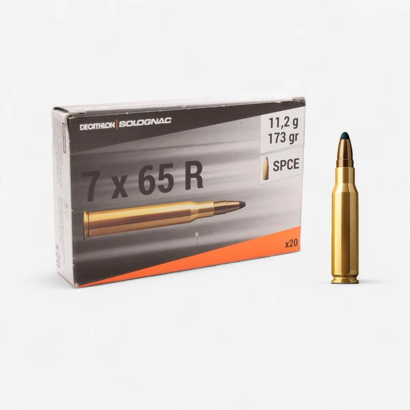 BALLE 7X65 R 11,2g/173gr X20 1 BALLE 7X65 R 11,2g/173gr X20