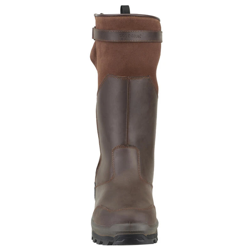 Bottes Chasse Chaudes Imperméables Cuir 900. 5 Bottes Chasse Chaudes Imperméables Cuir 900. – Image 5