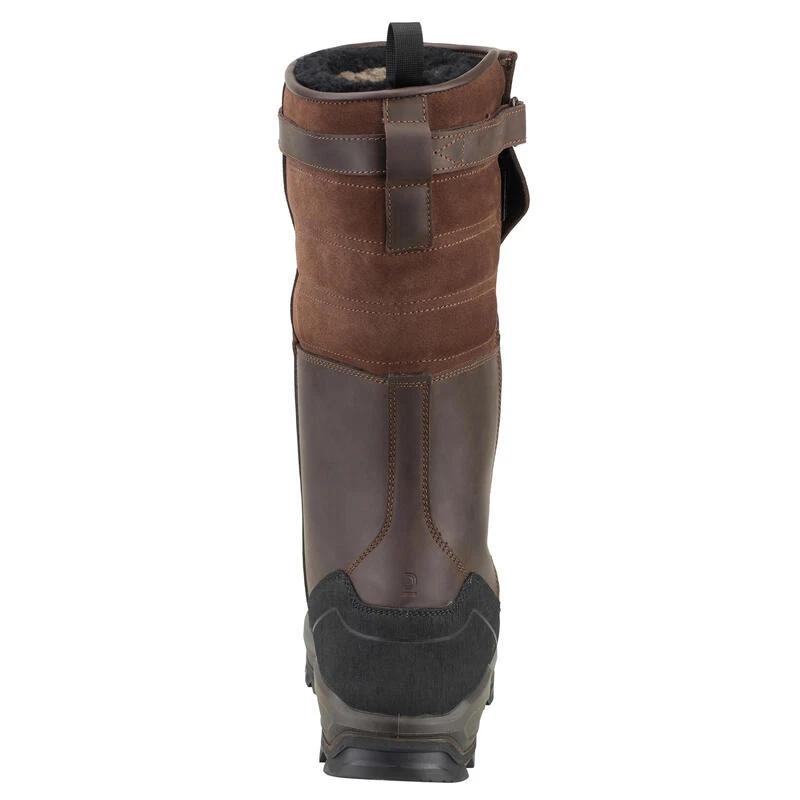 Bottes Chasse Chaudes Imperméables Cuir 900. 6 Bottes Chasse Chaudes Imperméables Cuir 900. – Image 6