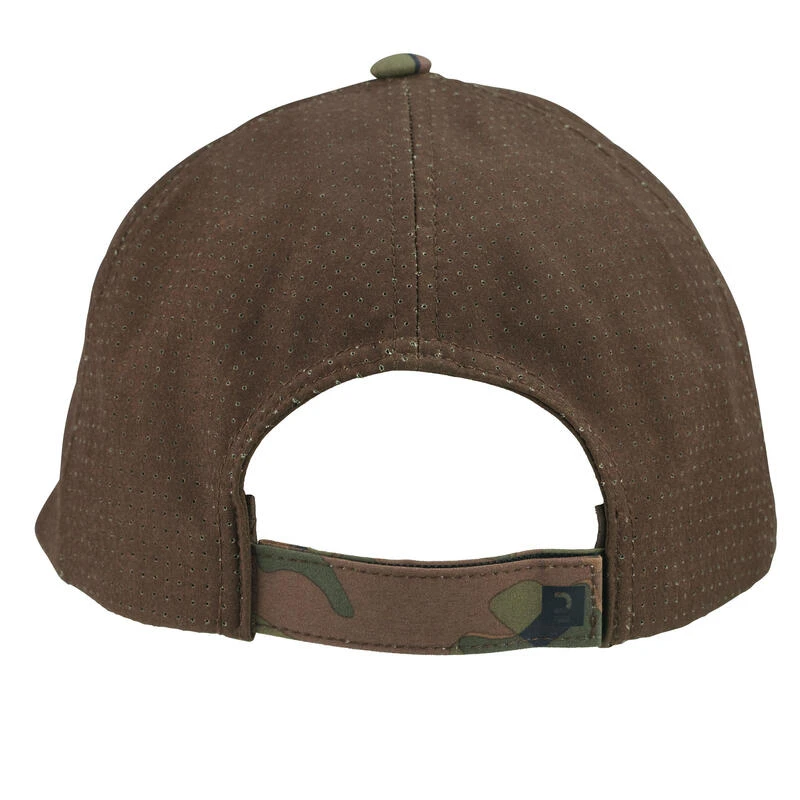 Casquette Chasse Légère Et Respirante 520 Camo Vert/marron & Uni 4 Casquette Chasse Légère Et Respirante 520 Camo Vert/marron & Uni – Image 4