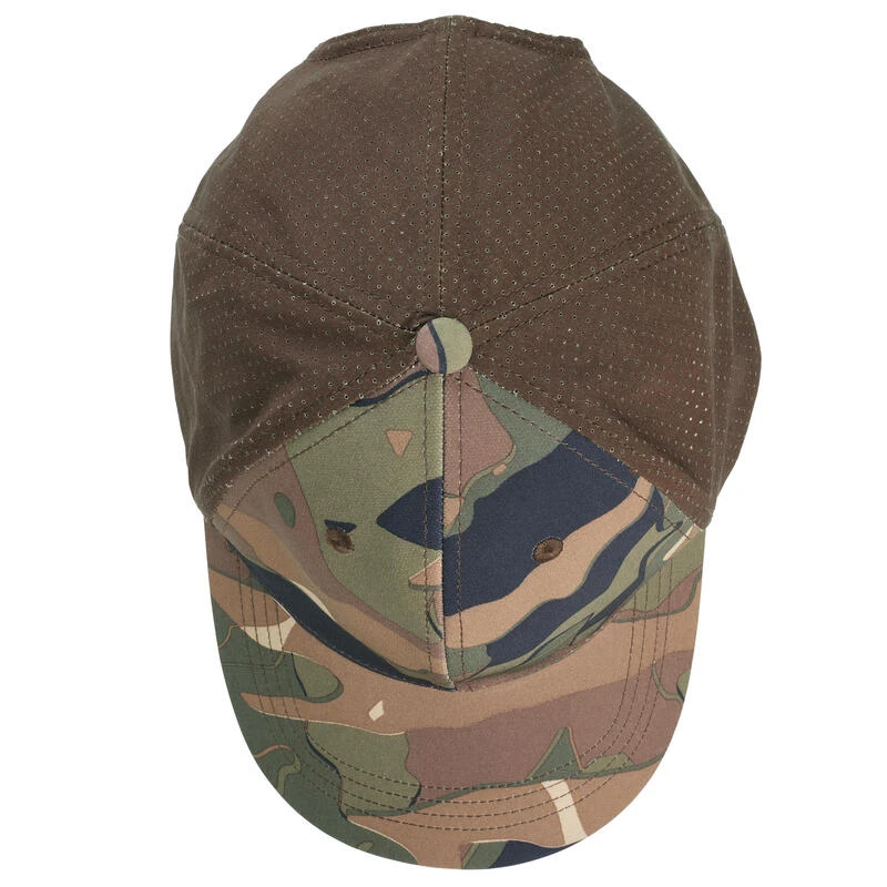 Casquette Chasse Légère Et Respirante 520 Camo Vert/marron & Uni 5 Casquette Chasse Légère Et Respirante 520 Camo Vert/marron & Uni – Image 5