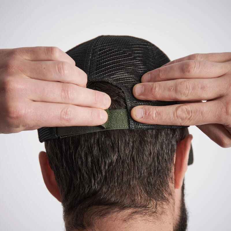 CASQUETTE TRUCKER VERTE PATCH SANGLIER 2 CASQUETTE TRUCKER VERTE PATCH SANGLIER – Image 2