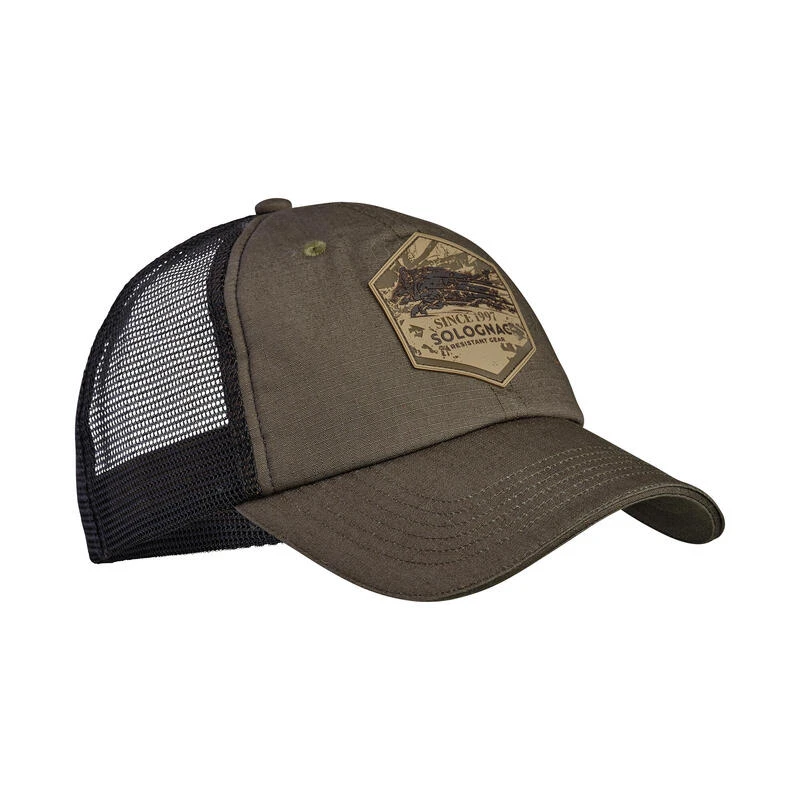 CASQUETTE TRUCKER VERTE PATCH SANGLIER 3 CASQUETTE TRUCKER VERTE PATCH SANGLIER – Image 3