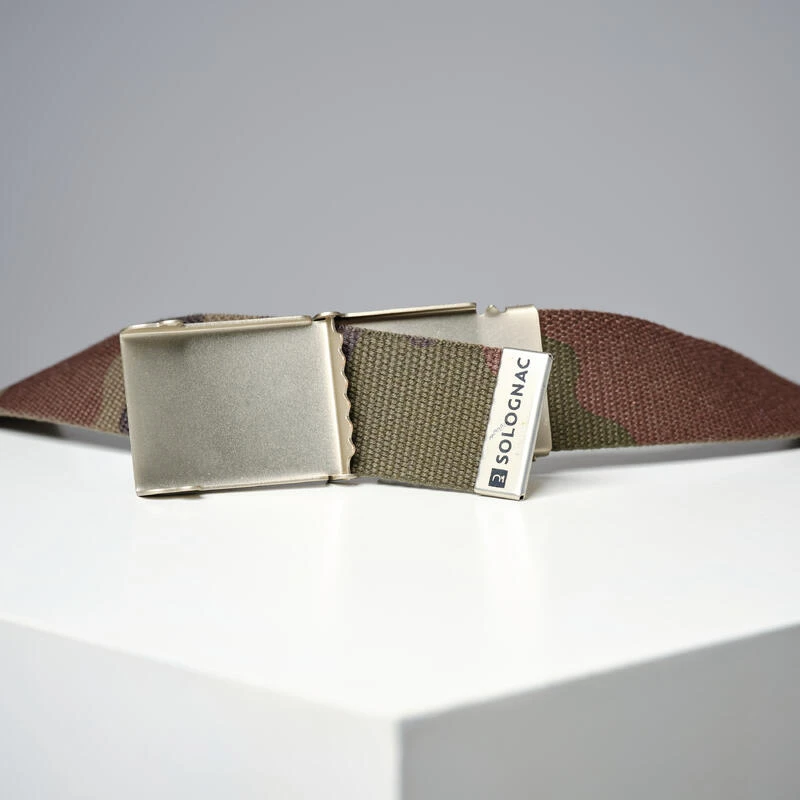 CEINTURE CHASSE 100 CAMOUFLAGE VERT 2 CEINTURE CHASSE 100 CAMOUFLAGE VERT – Image 2