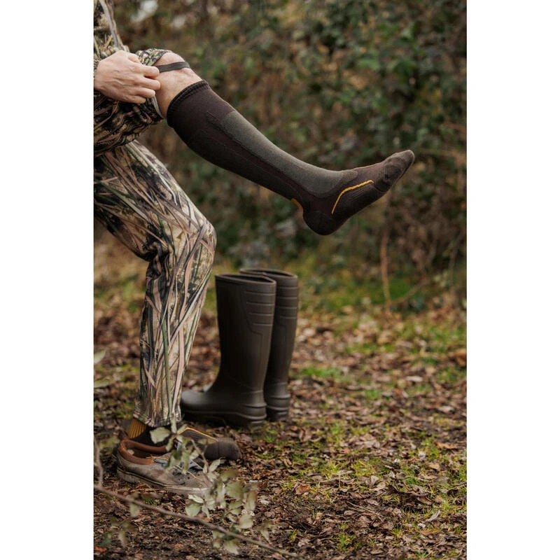 CHAUSSETTE CHASSE MERINOS CHAUDE TIGE HAUTE 900 2 CHAUSSETTE CHASSE MERINOS CHAUDE TIGE HAUTE 900 – Image 2