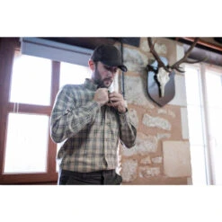 Chemise Chasse Coton Manches Longues Respirant Homme - 100 à Carreaux Beige. 16 Chemise Chasse Coton Manches Longues Respirant Homme - 100 à Carreaux Beige. -Le monde de la chasse Magasin chemise chasse coton manches longues respirant homme 100 a carreaux beige 6