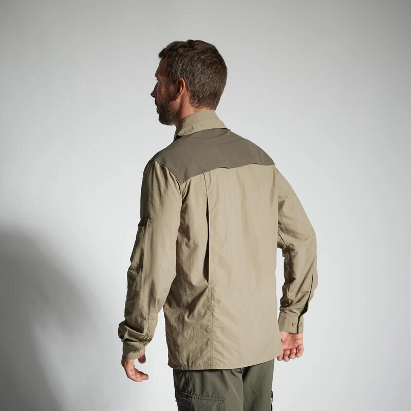 CHEMISE MANCHES LONGUES LEGERE ET RESPIRANTE 520 VERTE 2 CHEMISE MANCHES LONGUES LEGERE ET RESPIRANTE 520 VERTE – Image 2