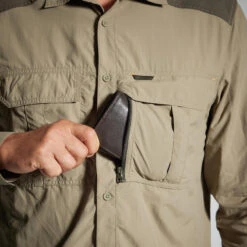 CHEMISE MANCHES LONGUES LEGERE ET RESPIRANTE 520 VERTE 14 CHEMISE MANCHES LONGUES LEGERE ET RESPIRANTE 520 VERTE -Le monde de la chasse Magasin chemise manches longues legere et respirante 520 verte 4