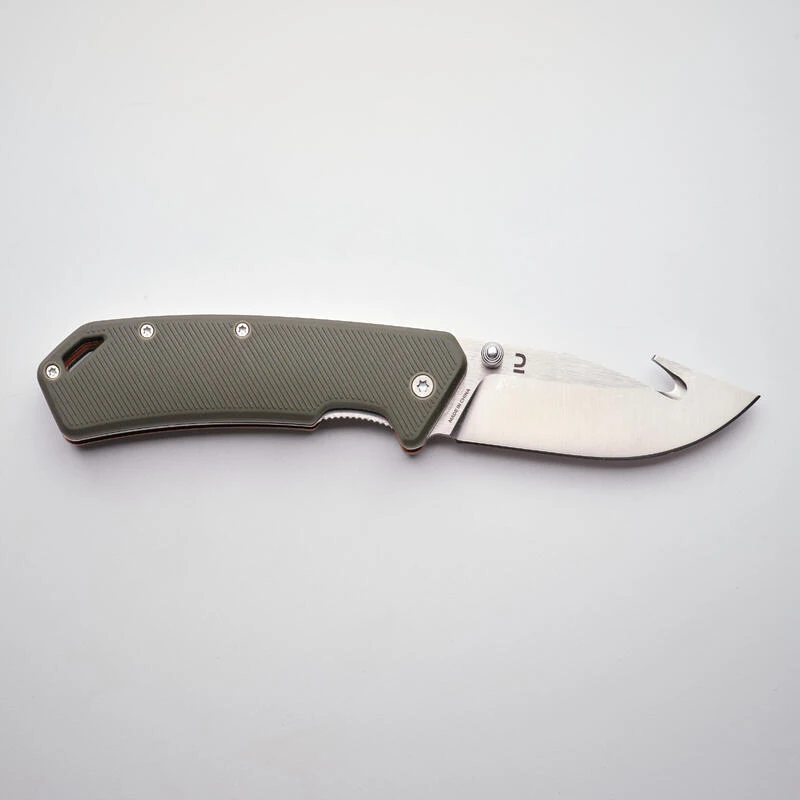 Couteau Chasse Pliant 8 Cm Gut Hook Vert Axis 80 4 Couteau Chasse Pliant 8 Cm Gut Hook Vert Axis 80 – Image 4