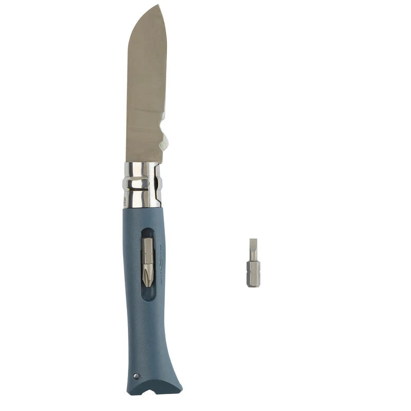 Couteau Pliant 8 Cm Inox Gris Opinel N°9 Bricolage 2 Couteau Pliant 8 Cm Inox Gris Opinel N°9 Bricolage – Image 2