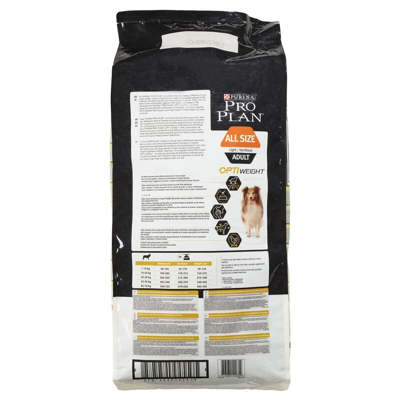 CROQUETTES CHIEN ADULTE MEDIUM LIGHT STERILISE POULET PRO PLAN 14 KG 3 CROQUETTES CHIEN ADULTE MEDIUM LIGHT STERILISE POULET PRO PLAN 14 KG â Image 3