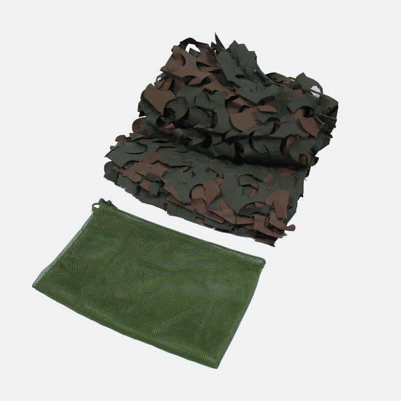 FILET DE BATTUE CAMOUFLAGE - CHASSE - VERT ET MARRON - 3 X 1,40 - AVEC SAC 1 FILET DE BATTUE CAMOUFLAGE - CHASSE - VERT ET MARRON - 3 X 1,40 - AVEC SAC