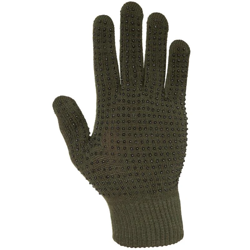 Gants Chasse 100 Vert 2 Gants Chasse 100 Vert â Image 2