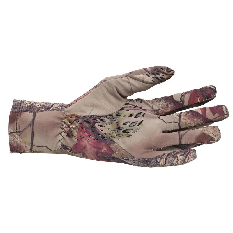 Gants De Chasse Polyester Respirants Femme - 500 Camouflage 2 Gants De Chasse Polyester Respirants Femme - 500 Camouflage – Image 2