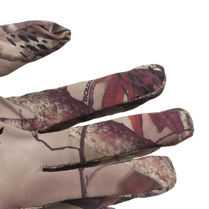 Gants De Chasse Polyester Respirants Femme - 500 Camouflage 6 Gants De Chasse Polyester Respirants Femme - 500 Camouflage – Image 6