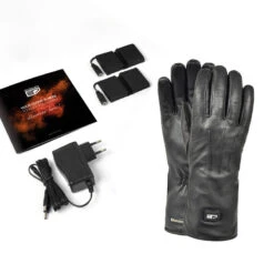 Gants En Cuir Chauffants - Extra Chauds - Noirs -Le monde de la chasse Magasin gants en cuir chauffants extra chauds noirs 5