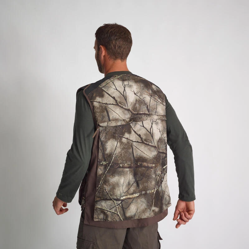 GILET CHASSE 500 CAMOUFLAGE TREEMETIC 2 GILET CHASSE 500 CAMOUFLAGE TREEMETIC â Image 2