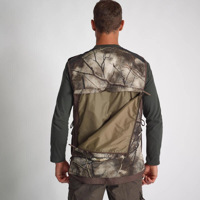 GILET CHASSE 500 CAMOUFLAGE TREEMETIC 10 GILET CHASSE 500 CAMOUFLAGE TREEMETIC â Image 10