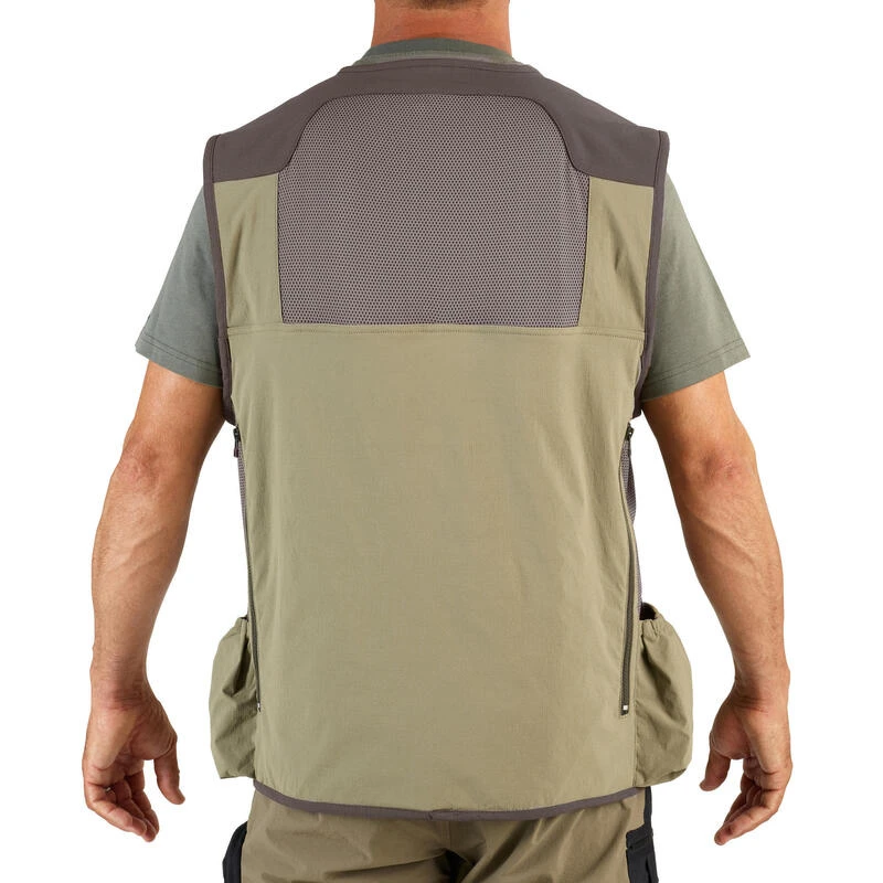 Gilet Chasse Léger Et Respirant Homme - 500 Vert Clair 3 Gilet Chasse Léger Et Respirant Homme - 500 Vert Clair – Image 3