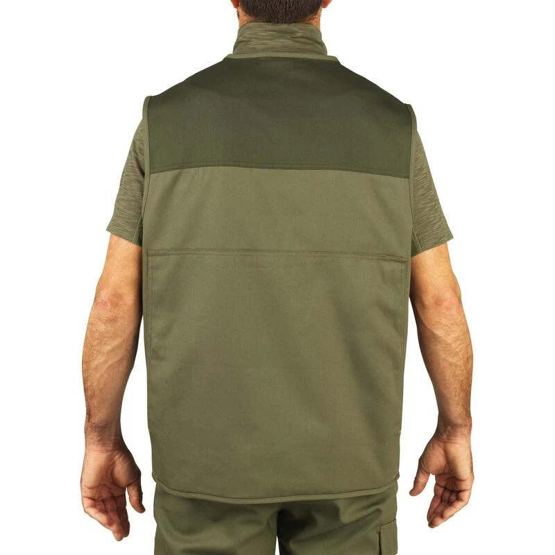 Gilet Chasse Léger Homme - 100 Vert 5 Gilet Chasse Léger Homme - 100 Vert – Image 5