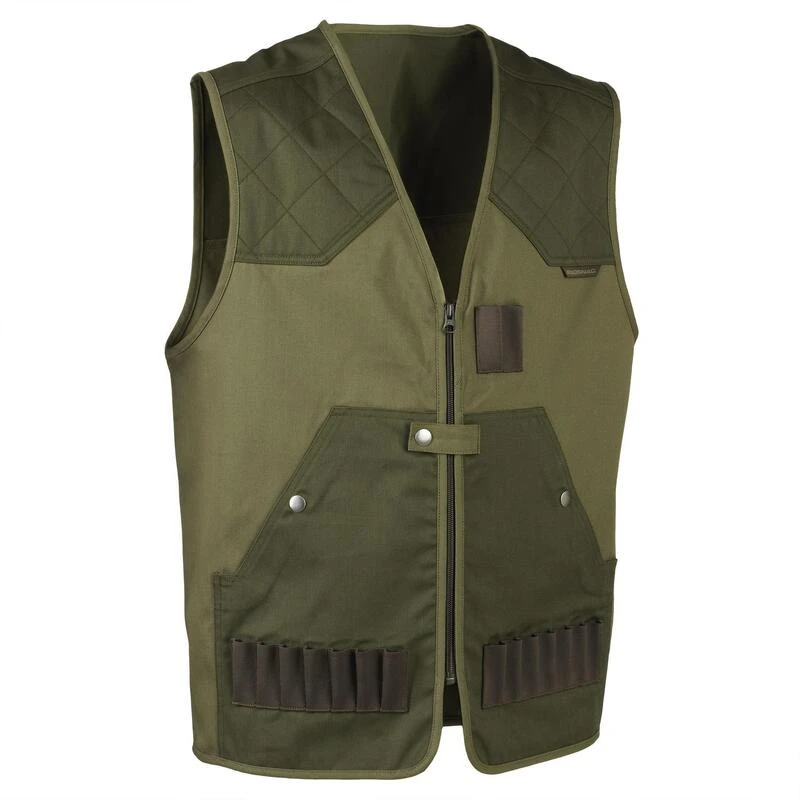 Gilet Chasse Léger Homme - 100 Vert 1 Gilet Chasse Léger Homme - 100 Vert