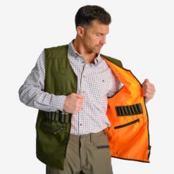 Gilet Chasse Réversible 500 Fluo/vert 14 Gilet Chasse Réversible 500 Fluo/vert -Le monde de la chasse Magasin gilet chasse reversible 500 fluovert 4
