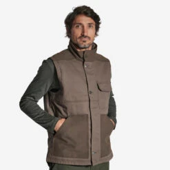 GILET RESISTANT 500 MARRON 16 GILET RESISTANT 500 MARRON -Le monde de la chasse Magasin gilet resistant 500 marron 6