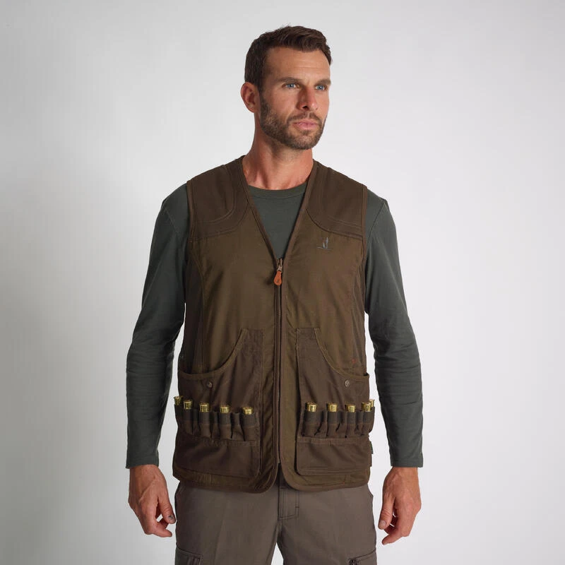 GILET REVERSIBLE PERCUSSION CAMO FLUO / VERT 2 GILET REVERSIBLE PERCUSSION CAMO FLUO / VERT – Image 2