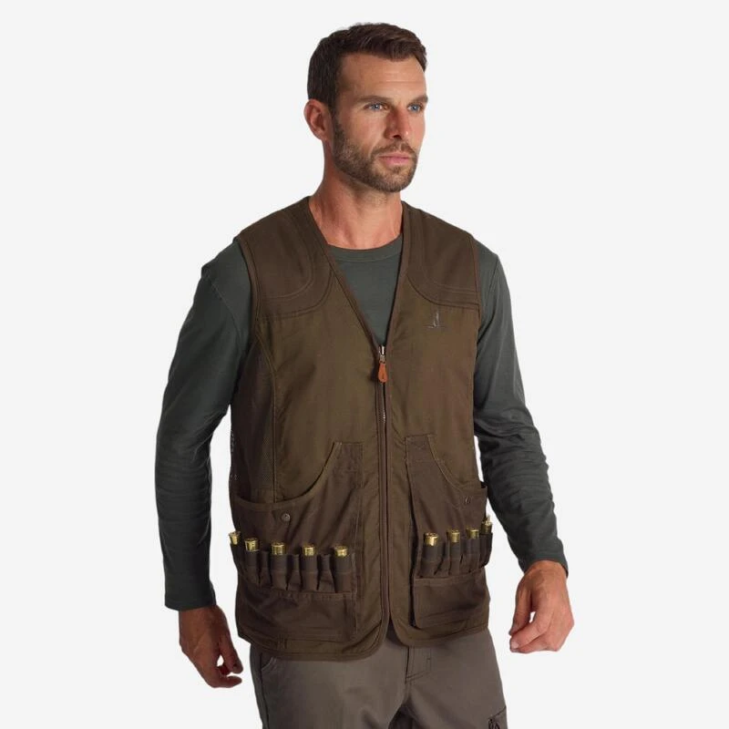 GILET REVERSIBLE PERCUSSION CAMO FLUO / VERT 1 GILET REVERSIBLE PERCUSSION CAMO FLUO / VERT