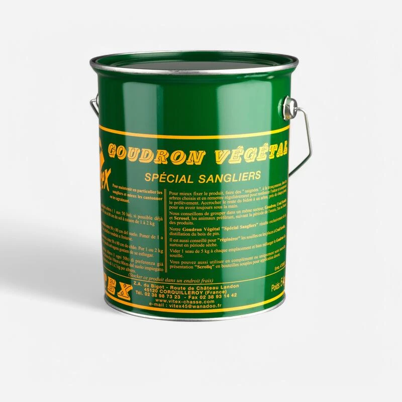 Goudron Seau De 5 KG Spécial Sangliers 1 Goudron Seau De 5 KG Spécial Sangliers