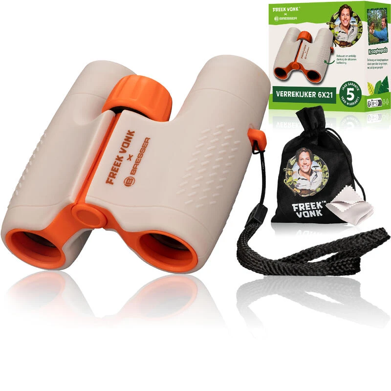 Jumelles Pour Enfants 6x21 FREEK VONK X BRESSER Très Légères ! !! 1 Jumelles Pour Enfants 6x21 FREEK VONK X BRESSER Très Légères ! !!