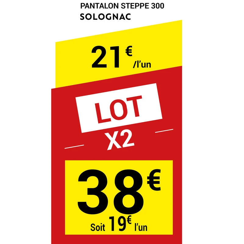 PANTALON CARGO RESISTANT STEPPE 300 GRIS 2 PANTALON CARGO RESISTANT STEPPE 300 GRIS â Image 2