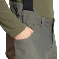 PANTALON CHASSE A BRETELLES CHAUD -20°C VERT 100 16 PANTALON CHASSE A BRETELLES CHAUD -20°C VERT 100 -Le monde de la chasse Magasin pantalon chasse a bretelles chaud 20c vert 100 7