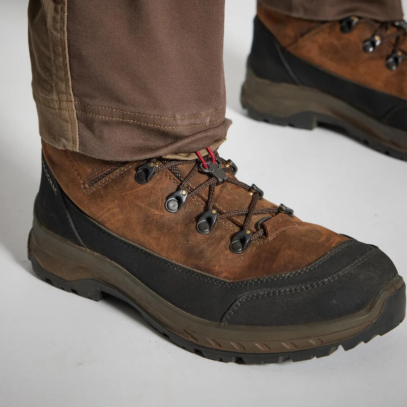 PANTALON CHASSE FEMME RESPIRANT 500 MARRON 5 PANTALON CHASSE FEMME RESPIRANT 500 MARRON – Image 5