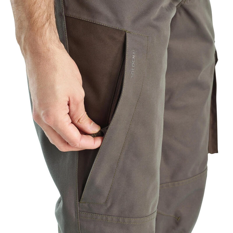 PANTALON CHASSE IMPERMÉABLE CHAUD 500 VERT 10 PANTALON CHASSE IMPERMÉABLE CHAUD 500 VERT – Image 10