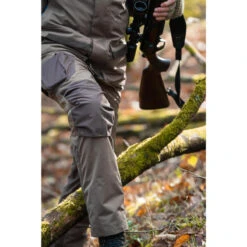 PANTALON CHASSE IMPERMEABLE CHAUD SILENCIEUX MARRON 520 13 PANTALON CHASSE IMPERMEABLE CHAUD SILENCIEUX MARRON 520 -Le monde de la chasse Magasin pantalon chasse impermeable chaud silencieux marron 520 4