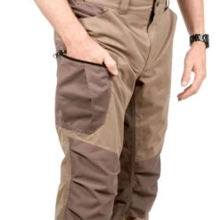 PANTALON CHASSE IMPERMEABLE CHAUD SILENCIEUX MARRON 520 17 PANTALON CHASSE IMPERMEABLE CHAUD SILENCIEUX MARRON 520 -Le monde de la chasse Magasin pantalon chasse impermeable chaud silencieux marron 520 8