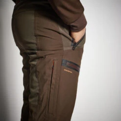 PANTALON CHASSE IMPERMÉABLE RENFORT MARRON 900 BÉCASSE 13 PANTALON CHASSE IMPERMÉABLE RENFORT MARRON 900 BÉCASSE -Le monde de la chasse Magasin pantalon chasse impermeable renfort marron 900 becasse 3