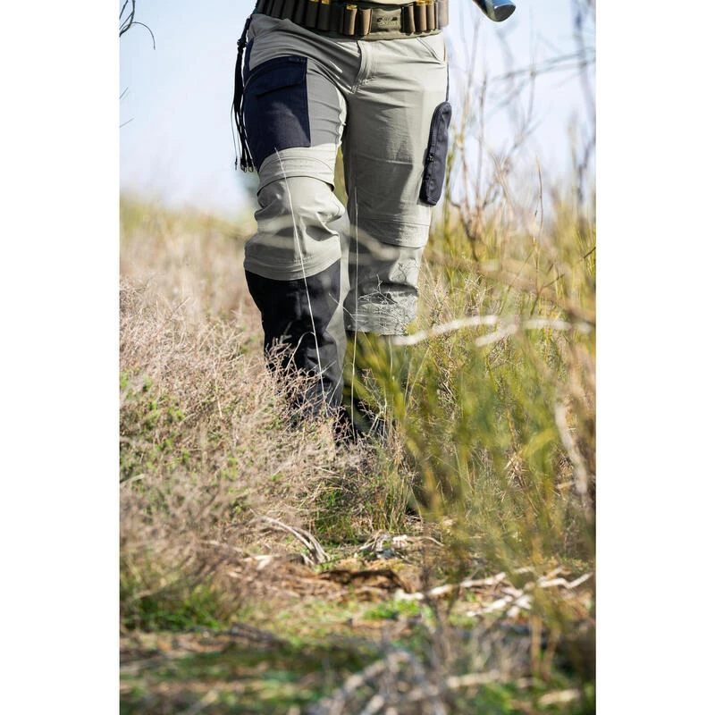 Pantalon Chasse Léger, Résistant Et Respirant Homme - Steppe 920 Guêtres Vert 4 Pantalon Chasse Léger, Résistant Et Respirant Homme - Steppe 920 Guêtres Vert – Image 4