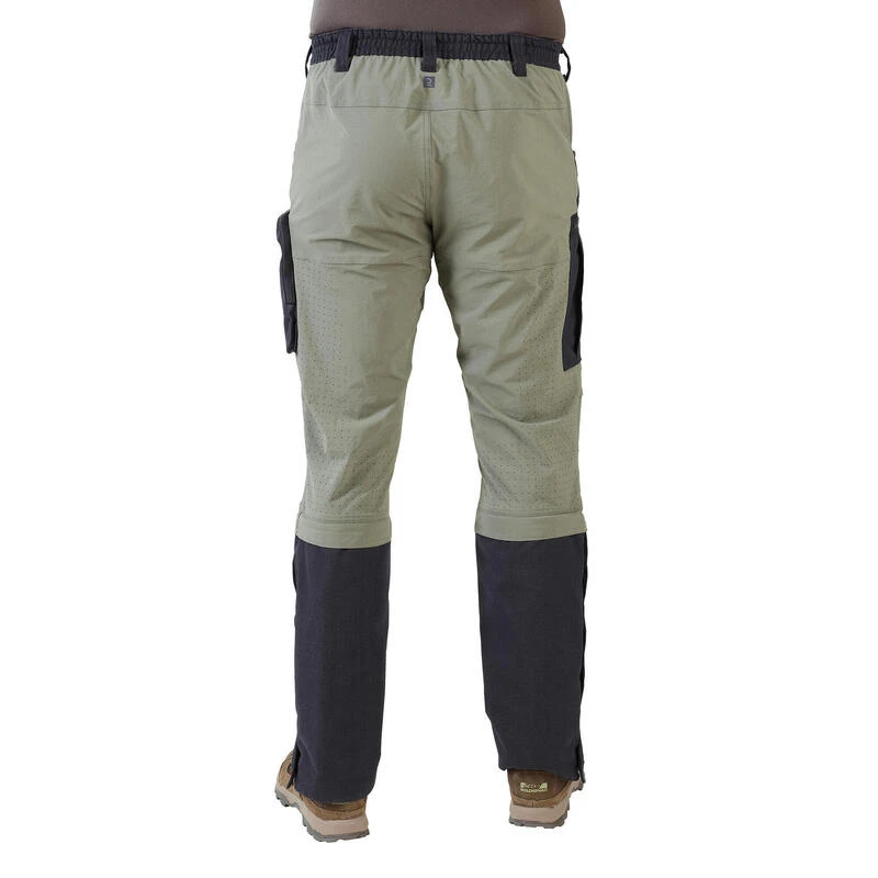 Pantalon Chasse Léger, Résistant Et Respirant Homme - Steppe 920 Guêtres Vert 7 Pantalon Chasse Léger, Résistant Et Respirant Homme - Steppe 920 Guêtres Vert – Image 7