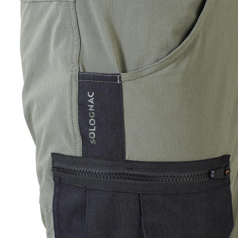 Pantalon Chasse Léger, Résistant Et Respirant Homme - Steppe 920 Guêtres Vert 10 Pantalon Chasse Léger, Résistant Et Respirant Homme - Steppe 920 Guêtres Vert – Image 10