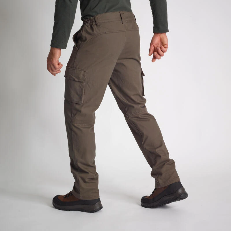 Pantalon Chasse Résistant Et Confortable Homme - 520 Marron 2 Pantalon Chasse Résistant Et Confortable Homme - 520 Marron – Image 2