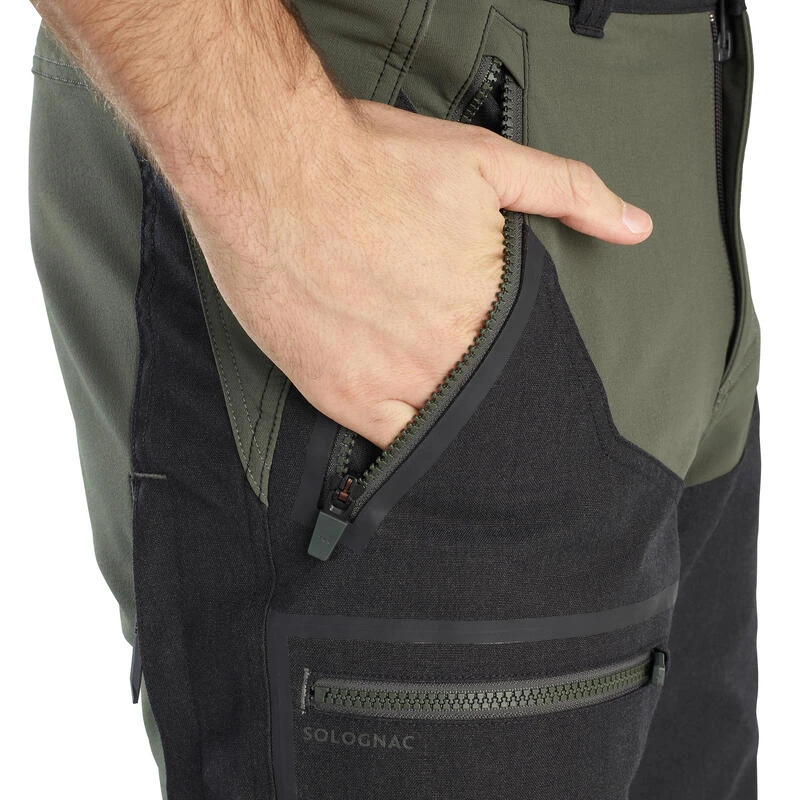 Pantalon Chasse Résistant Et Respirant Bois 900 9 Pantalon Chasse Résistant Et Respirant Bois 900 – Image 9