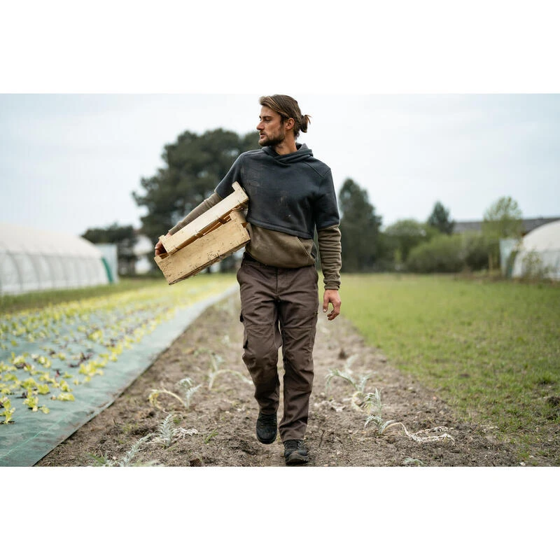 PANTALON CHAUD RESISTANT 500 MARRON 2 PANTALON CHAUD RESISTANT 500 MARRON â Image 2