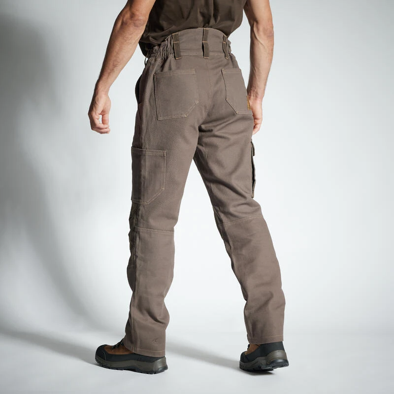 PANTALON CHAUD RESISTANT 500 MARRON 3 PANTALON CHAUD RESISTANT 500 MARRON â Image 3