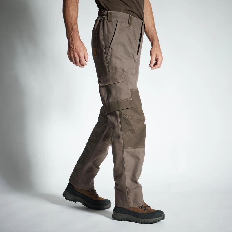 PANTALON CHAUD RESISTANT 500 MARRON 4 PANTALON CHAUD RESISTANT 500 MARRON â Image 4