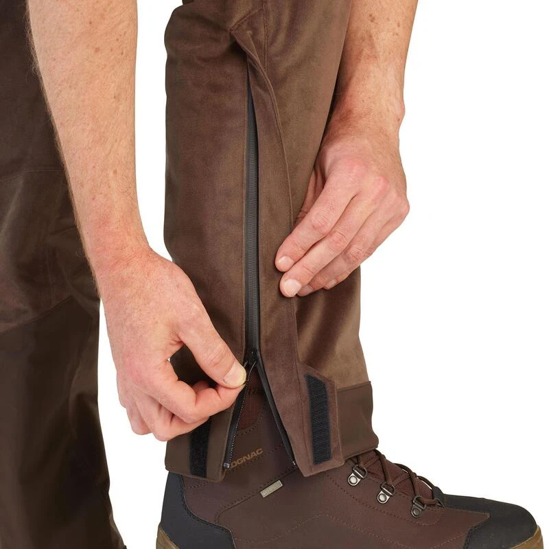 PANTALON IMPERMÉABLE CHAUD 900 MARRON 10 PANTALON IMPERMÉABLE CHAUD 900 MARRON – Image 10