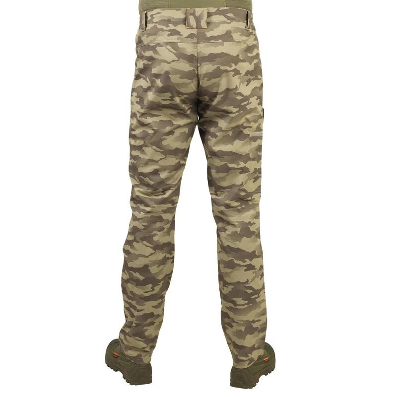 Pantalon Léger Chasse Homme - 100 Camouflage Island Vert 4 Pantalon Léger Chasse Homme - 100 Camouflage Island Vert – Image 4